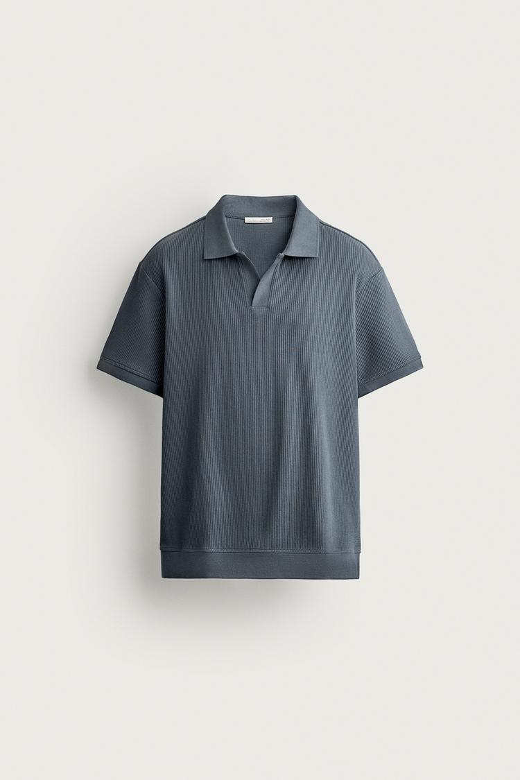 POLO DE TEXTURA VERTICAL DE CORTE REGULAR 6