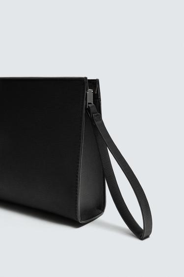 SAC ENVELOPPE TEXTURÉ - Noir de Zara - Image 4