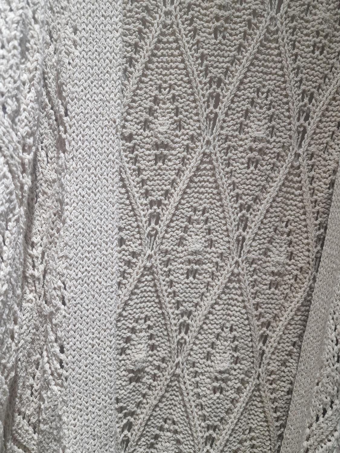 LONG POINTELLE KNIT CARDIGAN - Image 3
