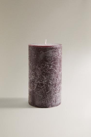 VEĽKÁ VALCOVITÁ VONNÁ AROMATICKÁ SVIEČKA GINGERBREAD - Červená zn. Zara