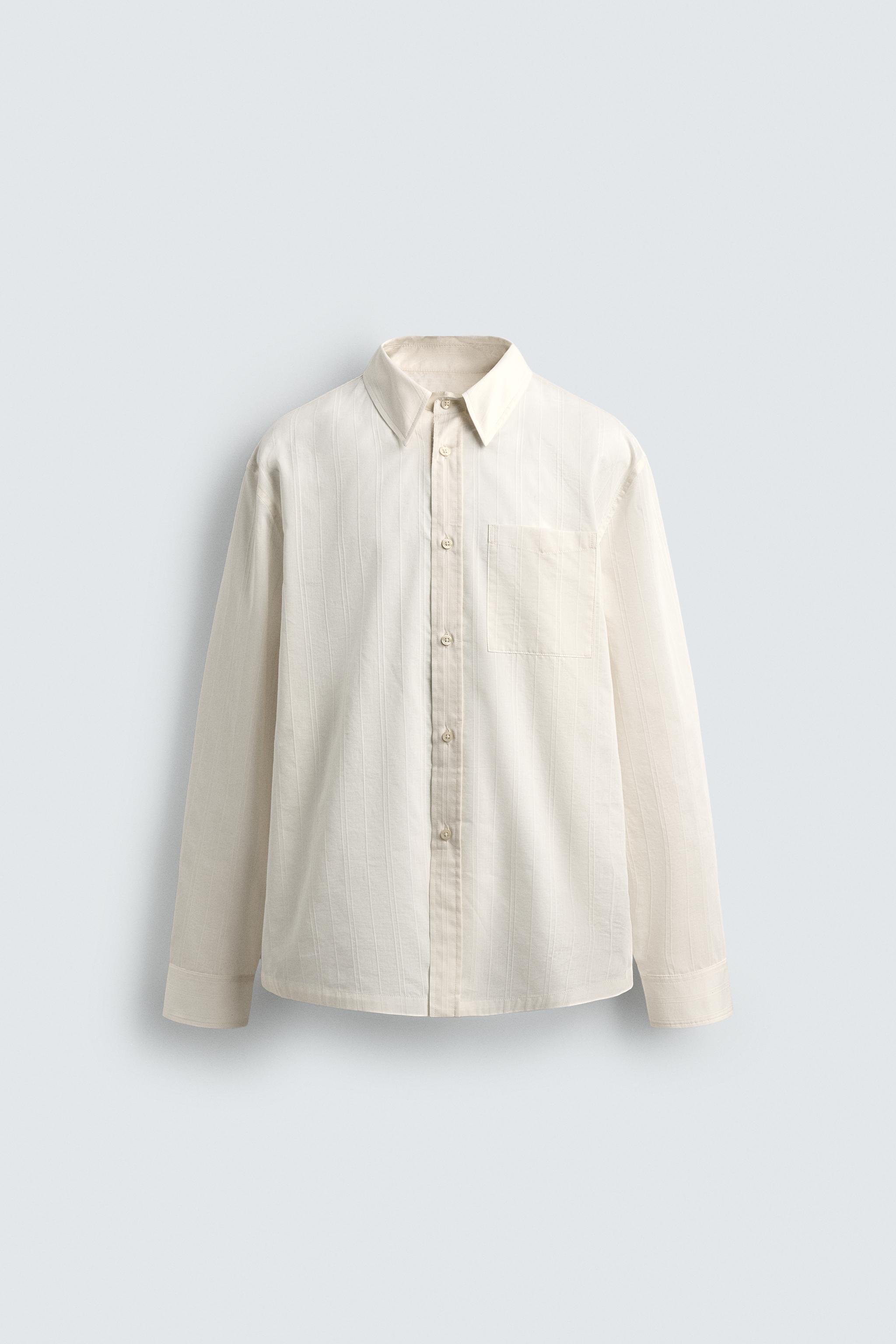 STRIPED JACQUARD SHIRT
