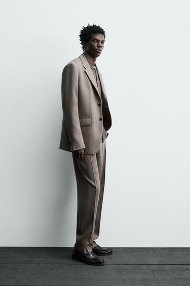 COSTUME 100% LAINE - Vert fluo de Zara - Image 1
