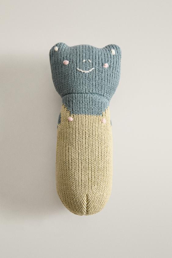 Zara FROG SOFT TOY RATTLE - 淡綠色 - 圖片 0