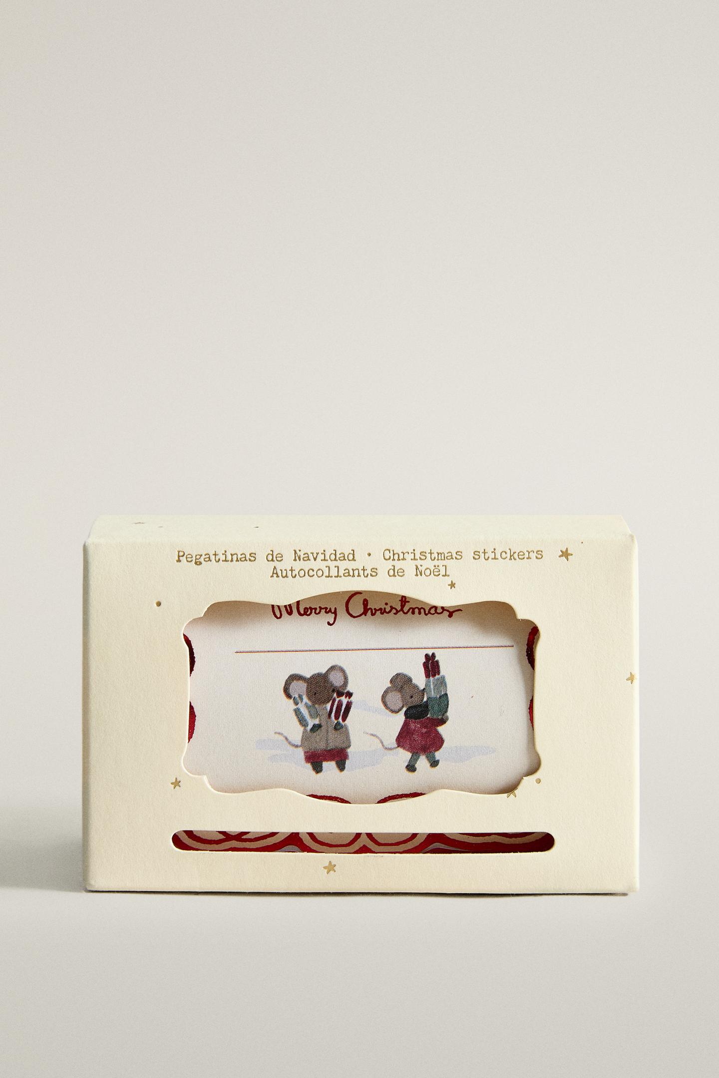 Zara Christmas Gift Stickers (Pack OF 50), цвет: Разноцветный — фото 4