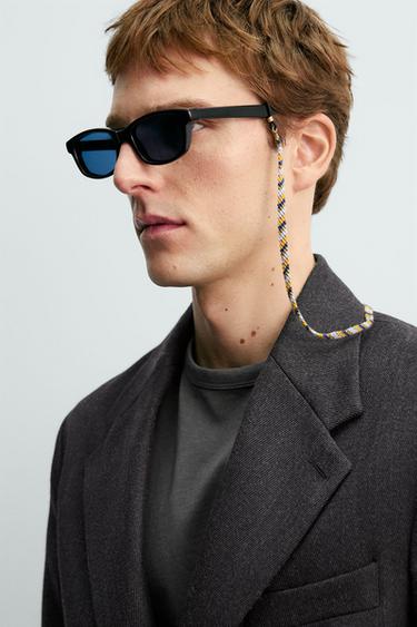 BRAIDED GLASSES CORD AARON LEVINE X ZARA - Khaki by Zara - Image 0