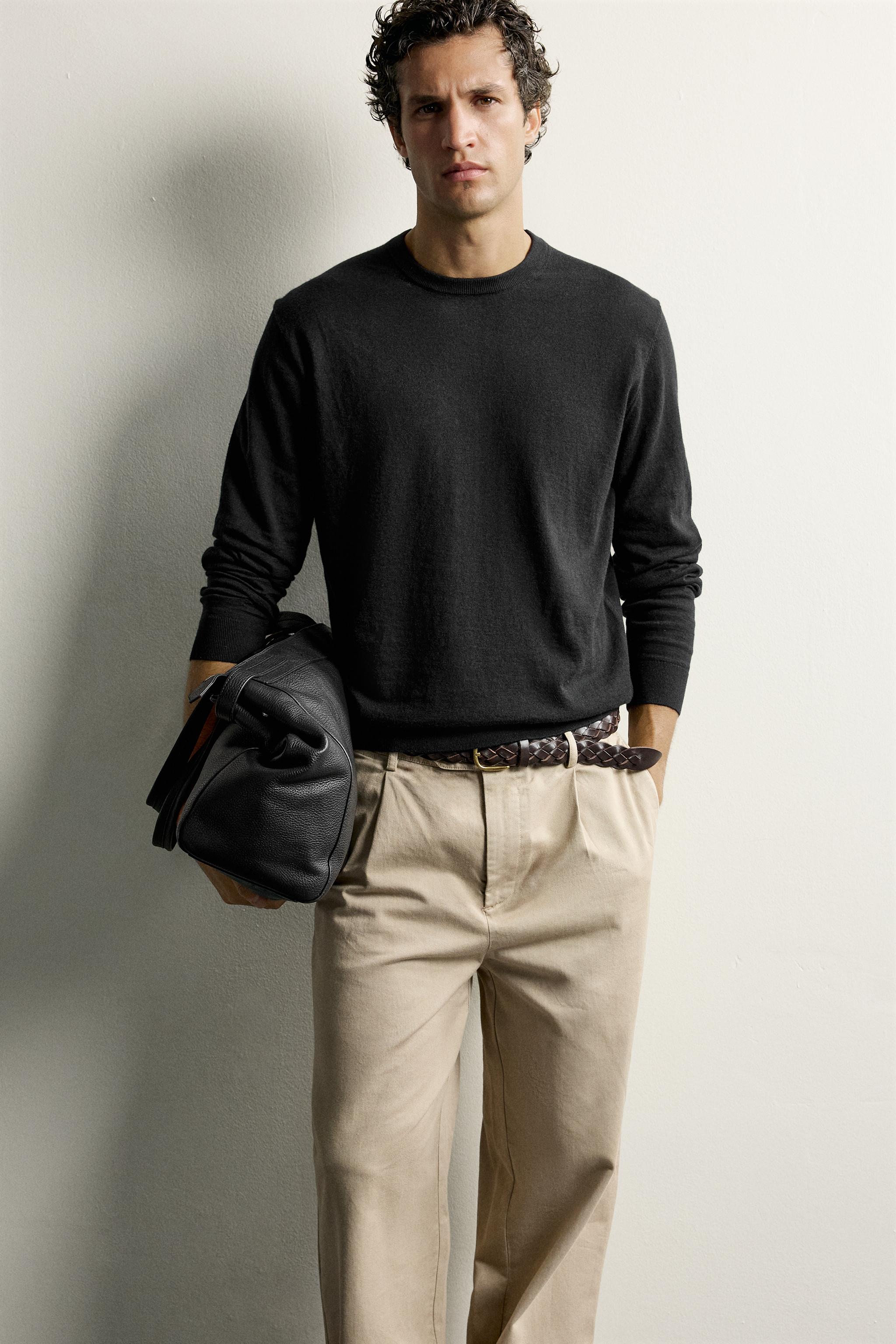 COTTON-CASHMERE REGULAR FIT JUMPER