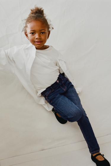 Zara BASIC USKE FARMERKE – Plava