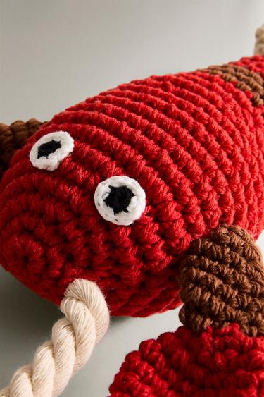 JOUET LANGOUSTE CROCHET ANIMAUX DE COMPAGNIE - Rouge de Zara - Image 4