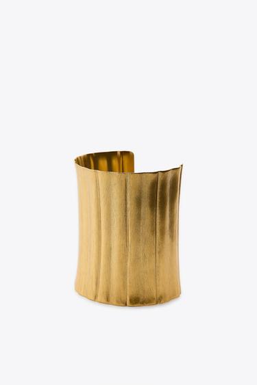 METALLARMREIF MIT RELIEF - Goldfarben von Zara