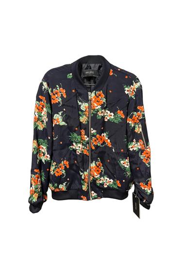 CAZADORA BOMBER ESTAMPADO FLORAL
