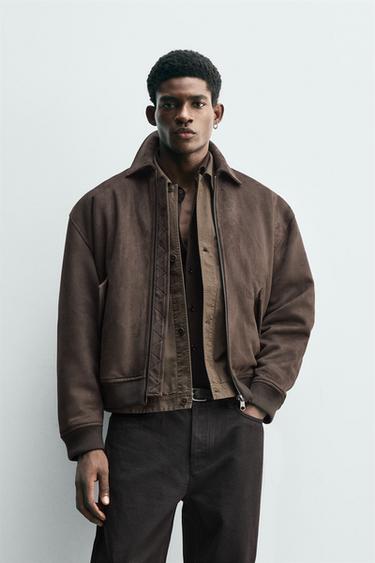 Vestes en similicuir pour homme ZARA Suisse