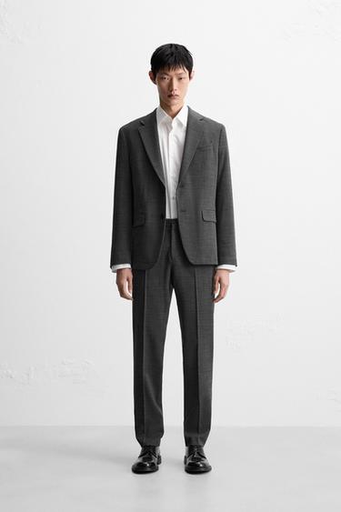 BLACK TAG by ZARA 痺れ MAN ザラ スーツ セットアップ グレー
