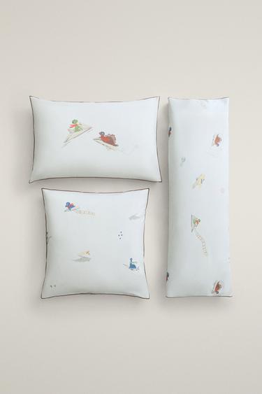 KIDS' DINOSAUR PILLOWCASE - Light blue by Zara - Image 0
