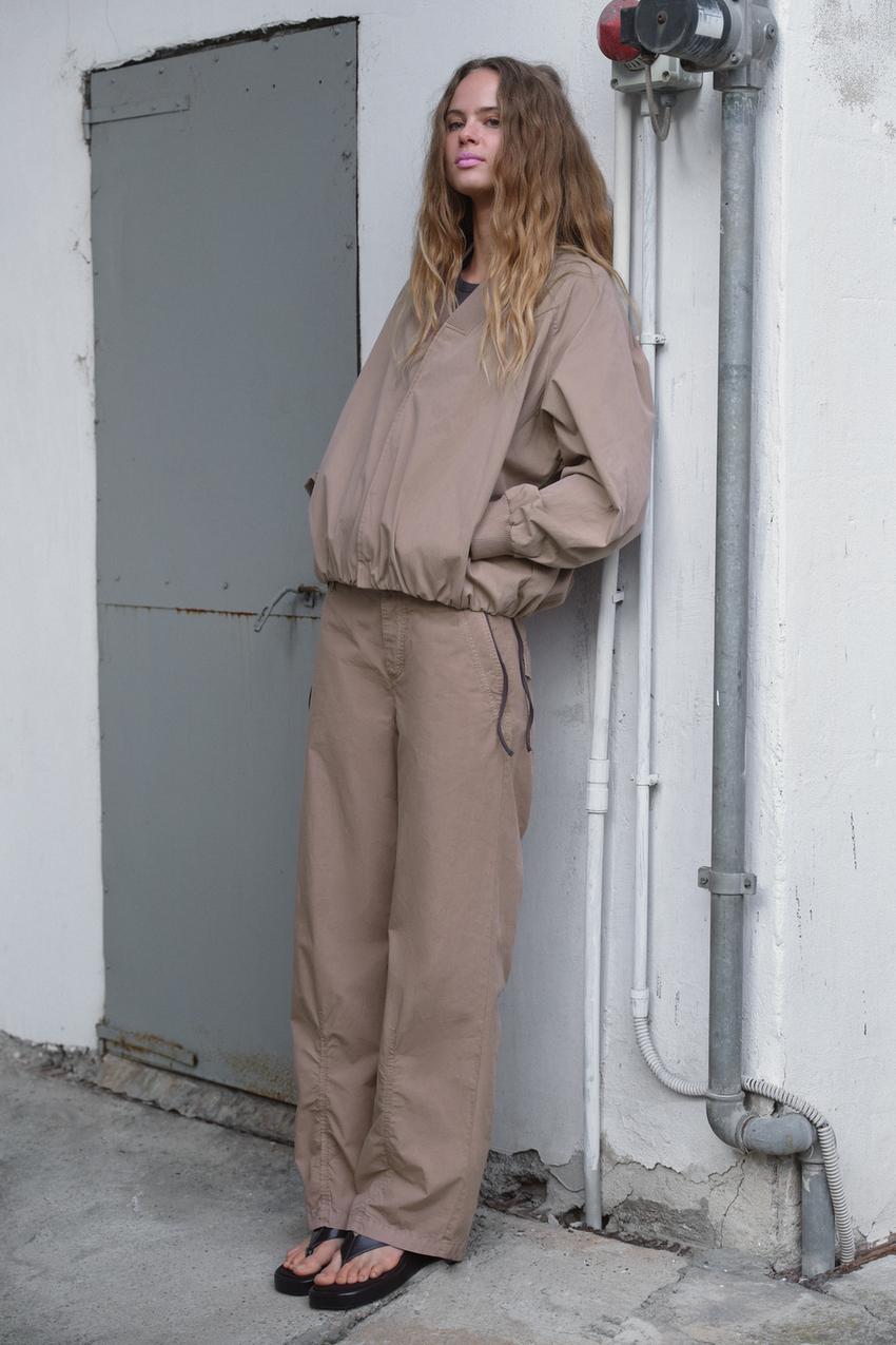 BALLOON BOMBER JACKET - Dusty pink | ZARA United States display picture 1