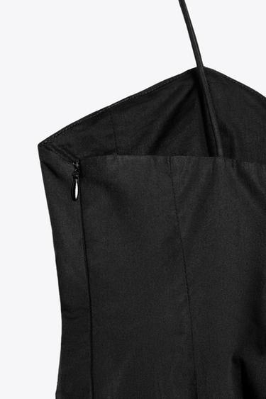ZW COLLECTION PEPLUM TOP - Black by Zara - Image 3