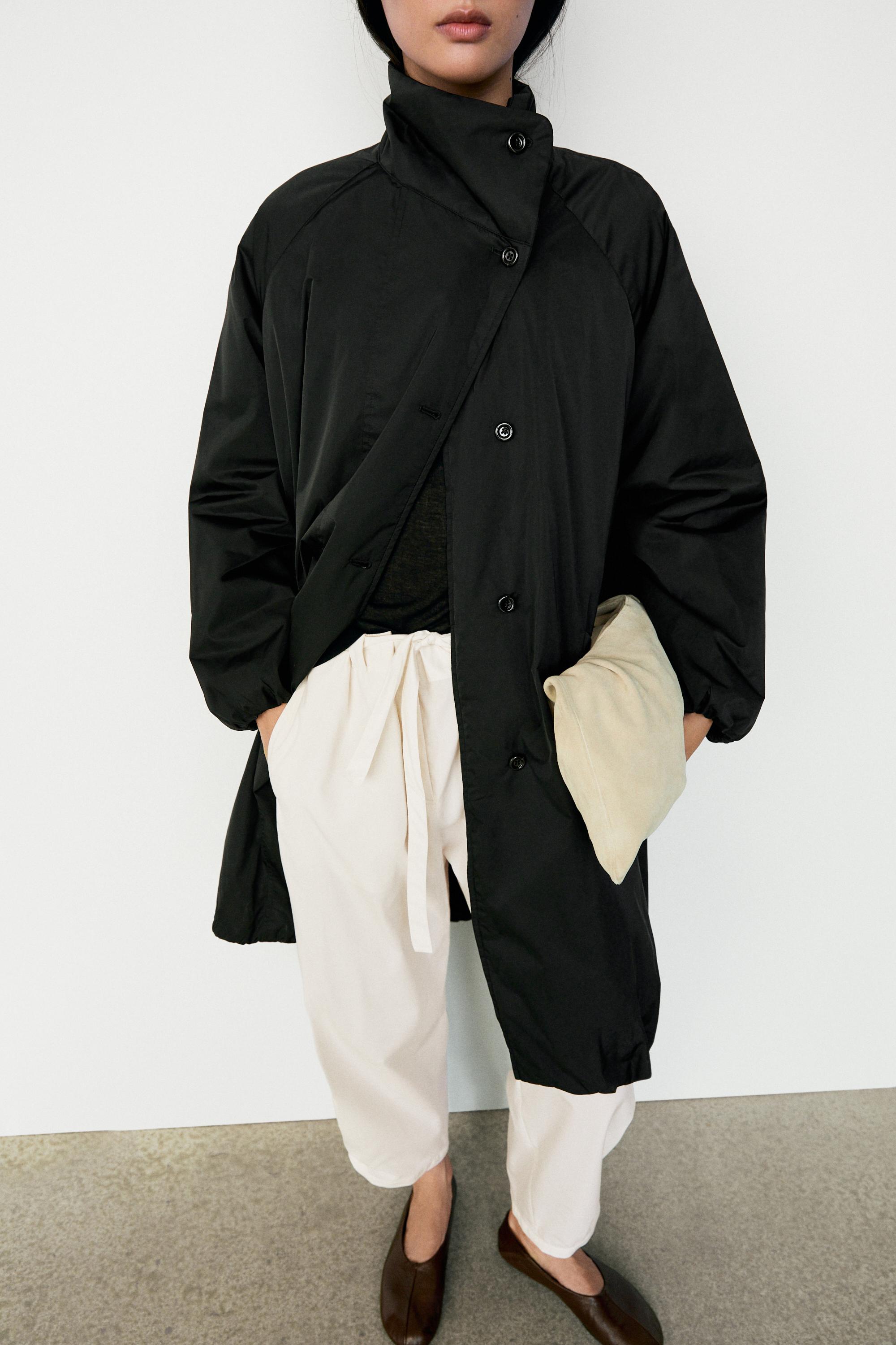 High neck puffer jacket