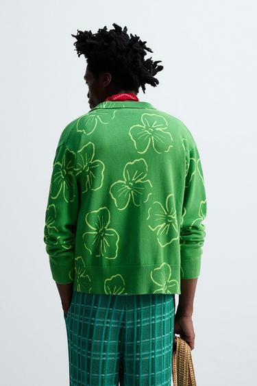 GILET À IMPRIMÉ FLORAL © OTIS KWAME KYE QUAICOE - Vert de Zara - Image 2