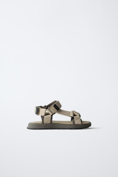 TECHNICAL SANDALS - Khaki Green by Zara - Image 0