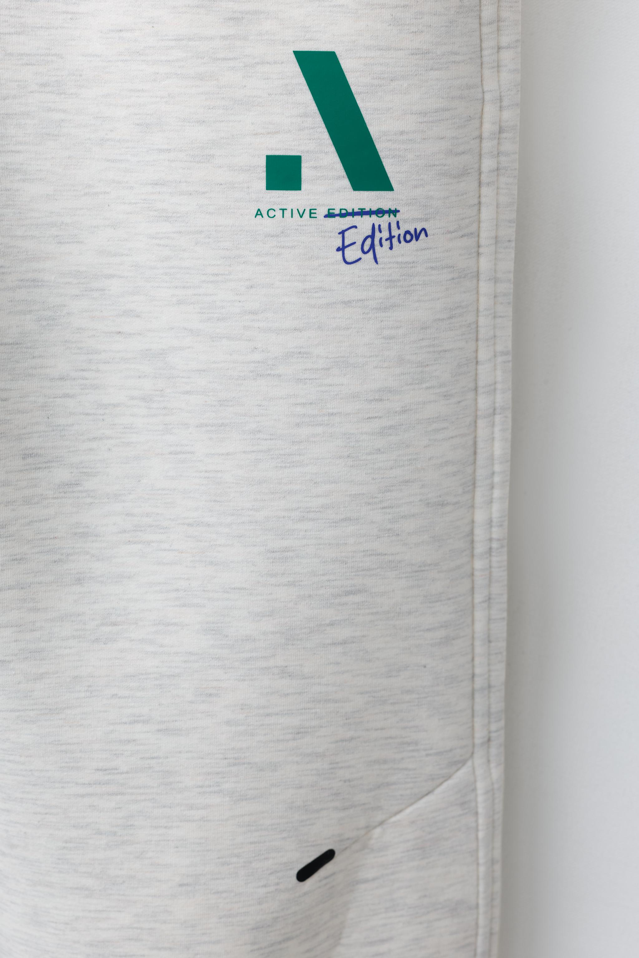 NEOPRENE SPORTY LOGO PANTS
