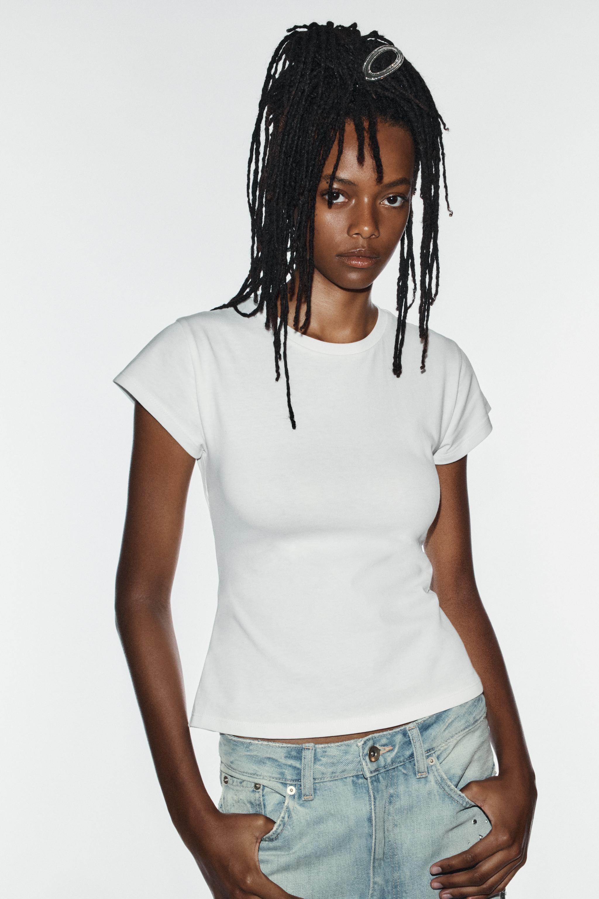 BACK CORSET T-SHIRT — White