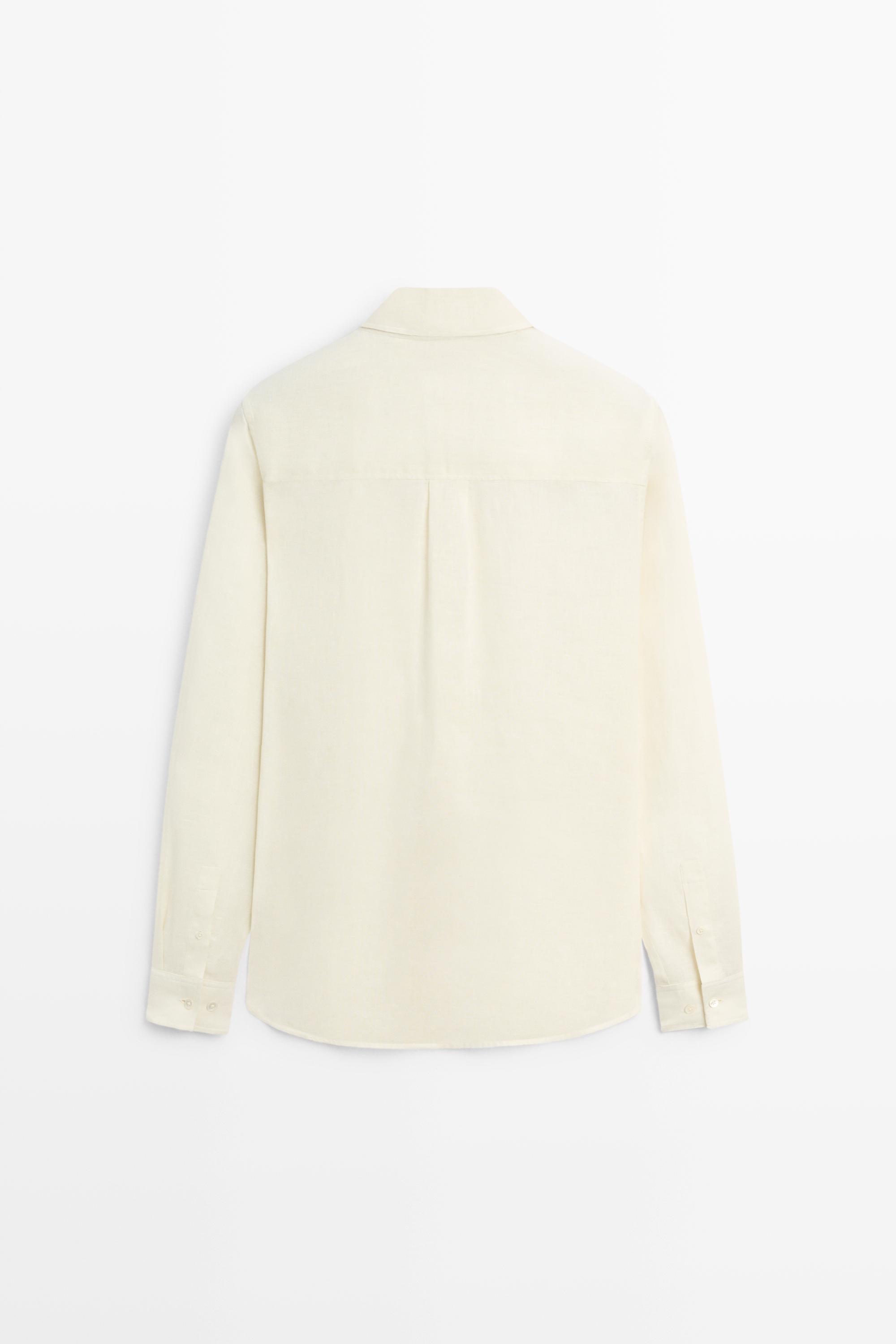 100% linen regular fit shirt