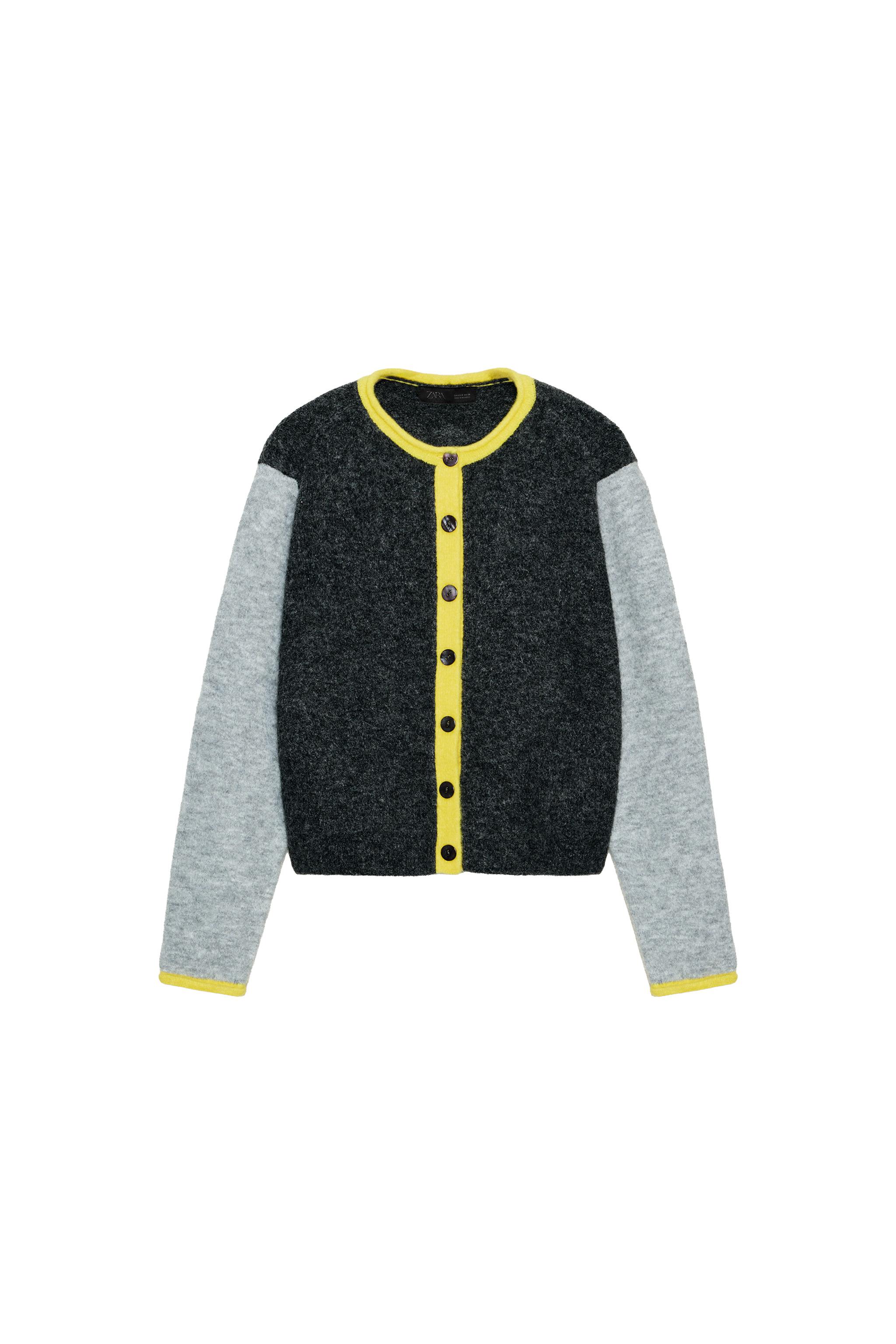 カラーブロックニットジャケット - マルチカラ― | ZARA Japan / 日本