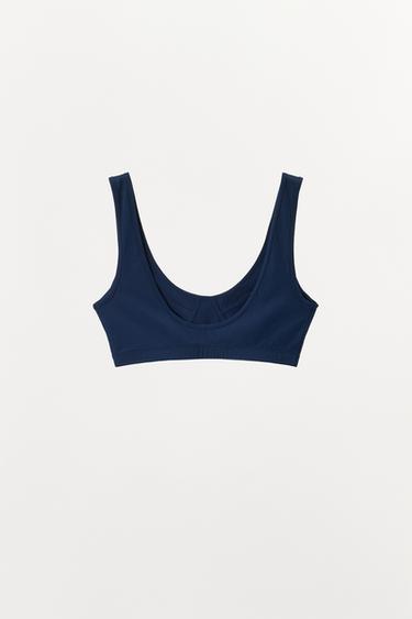 SOFT SEAM BRALETTE - Blue by Zara - Image 6