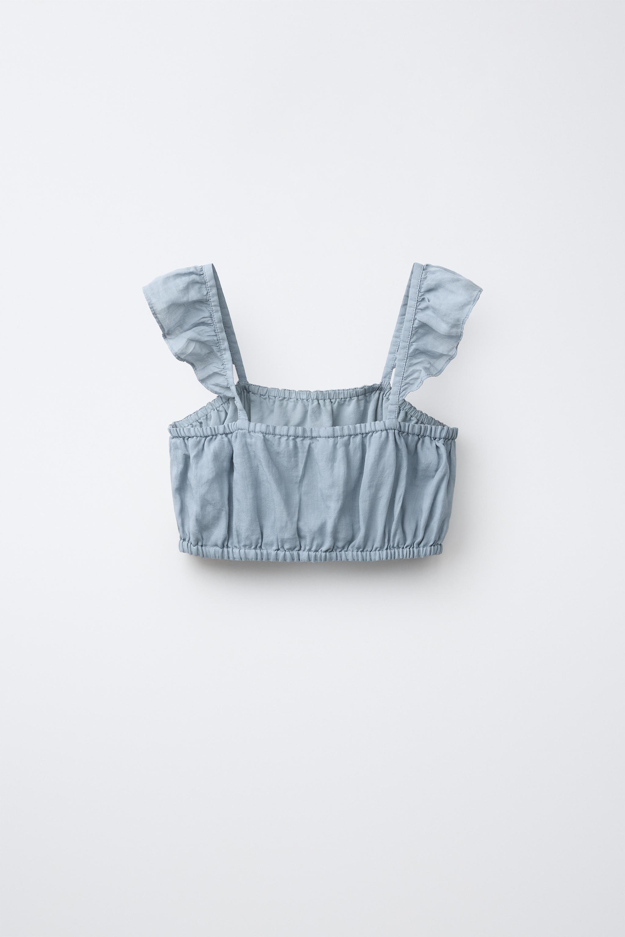 TOP CROPPED 100% RAMIE