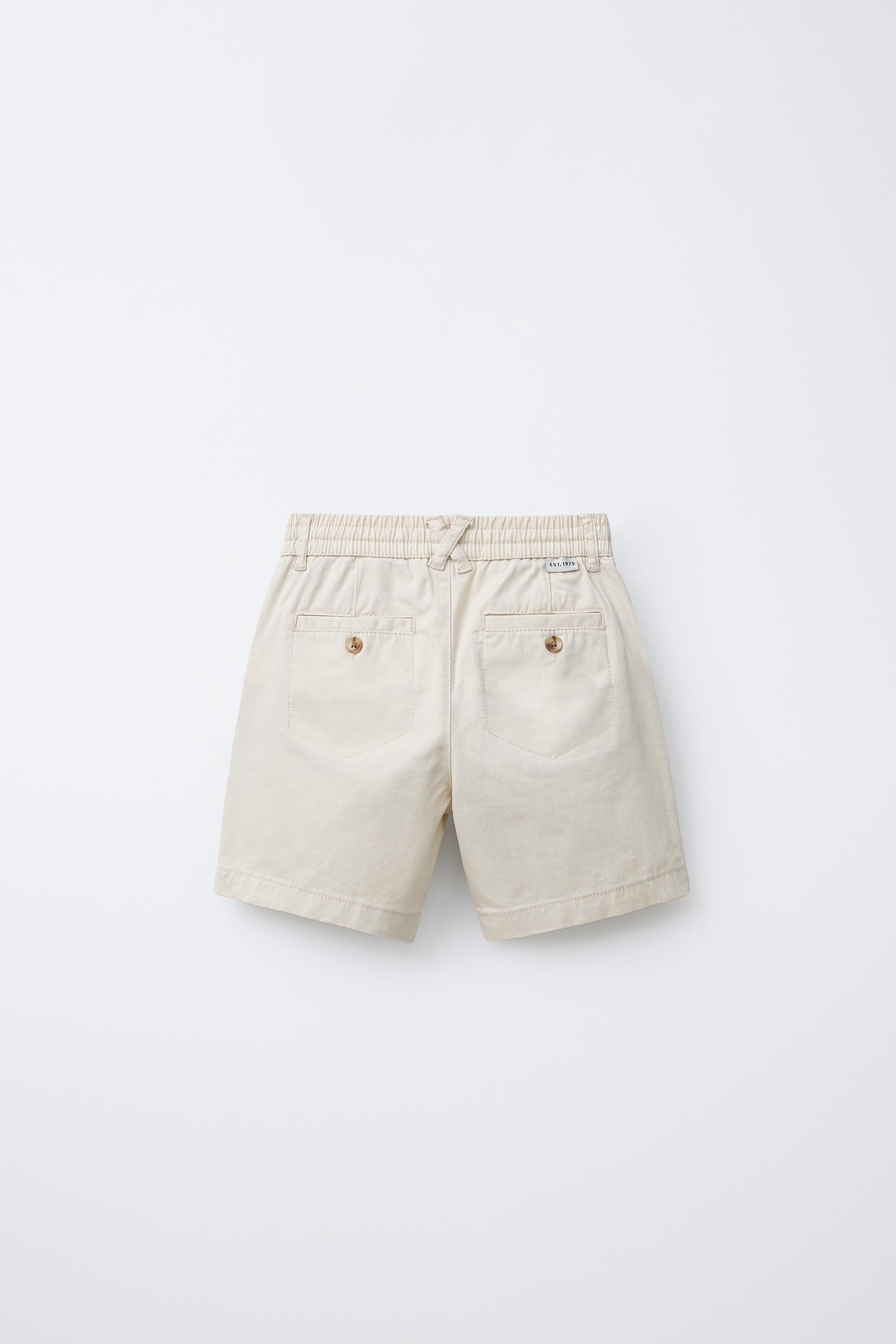 CHINO SHORTS - Khaki | ZARA United States