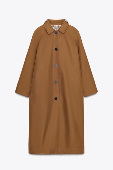 REVERSIBLE TRENCH COAT ZW COLLECTION - Caramel by Zara - Image 9