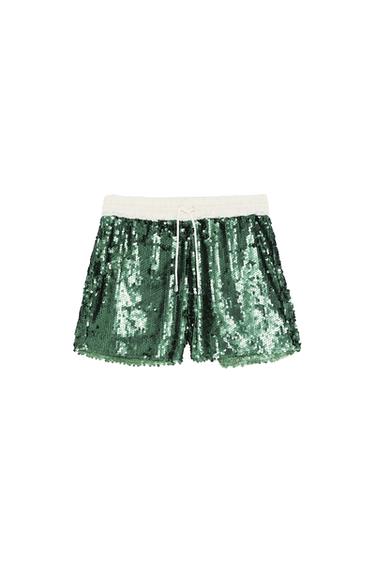 SEQUINED SHORT