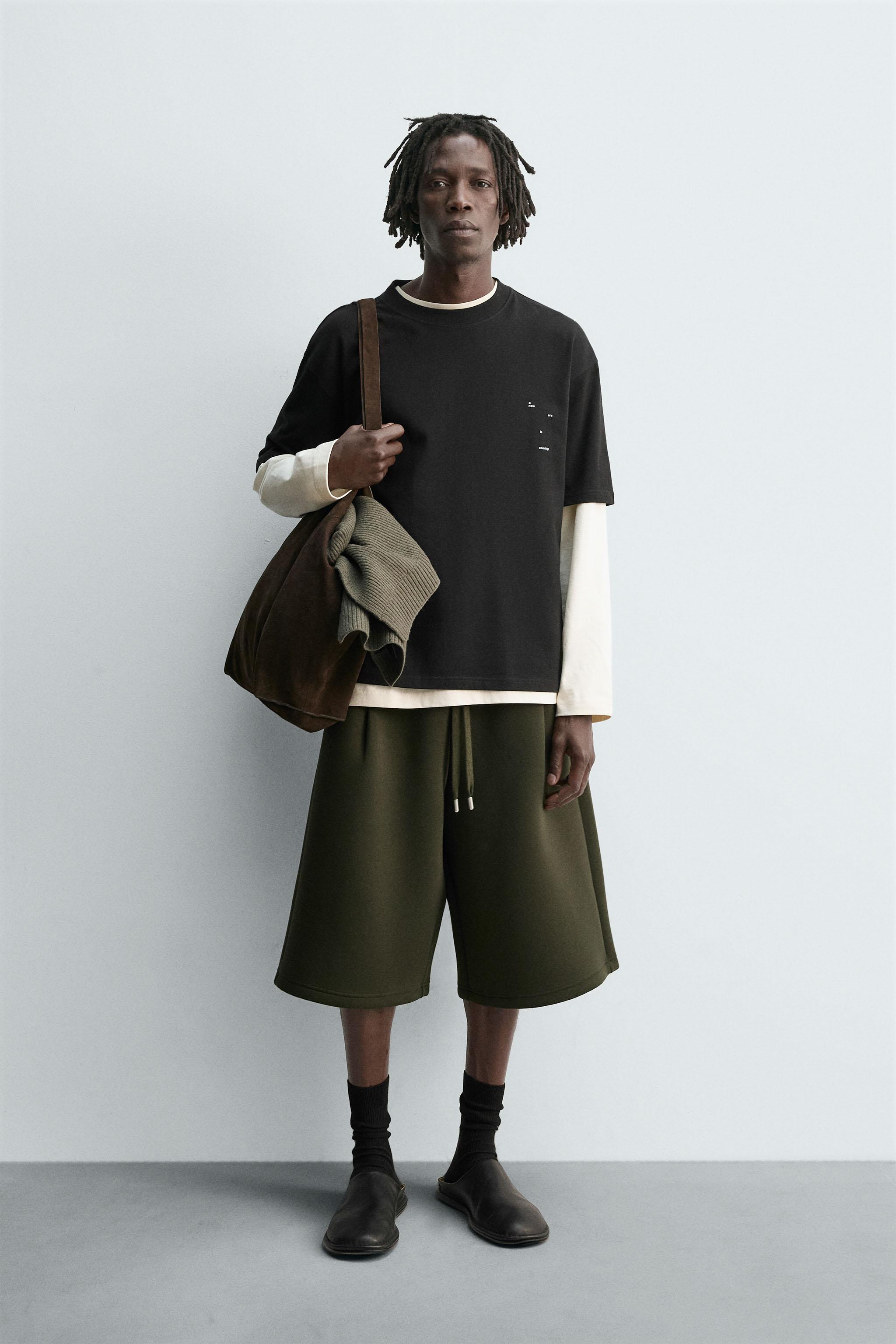 RINGS PRINT T-SHIRT - Black | ZARA United States