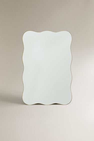 Zara WAVY MIRROR - 金黃色 - 圖片 0