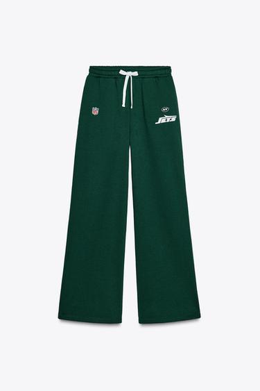 NFL JETS FLEECE TROUSERS - GREEN by Zara - Image 0