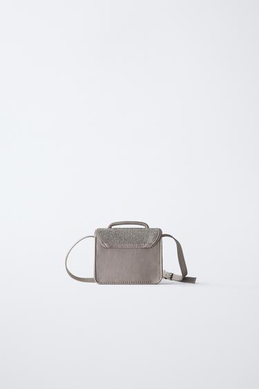 SHINY CROSSBODY BAG - Silver by Zara - Image 4