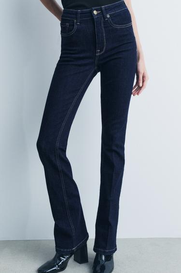 JEAN ZW COLLECTION BOOTCUT TAILLE NORMALE CONTOUR - Bleu de Zara