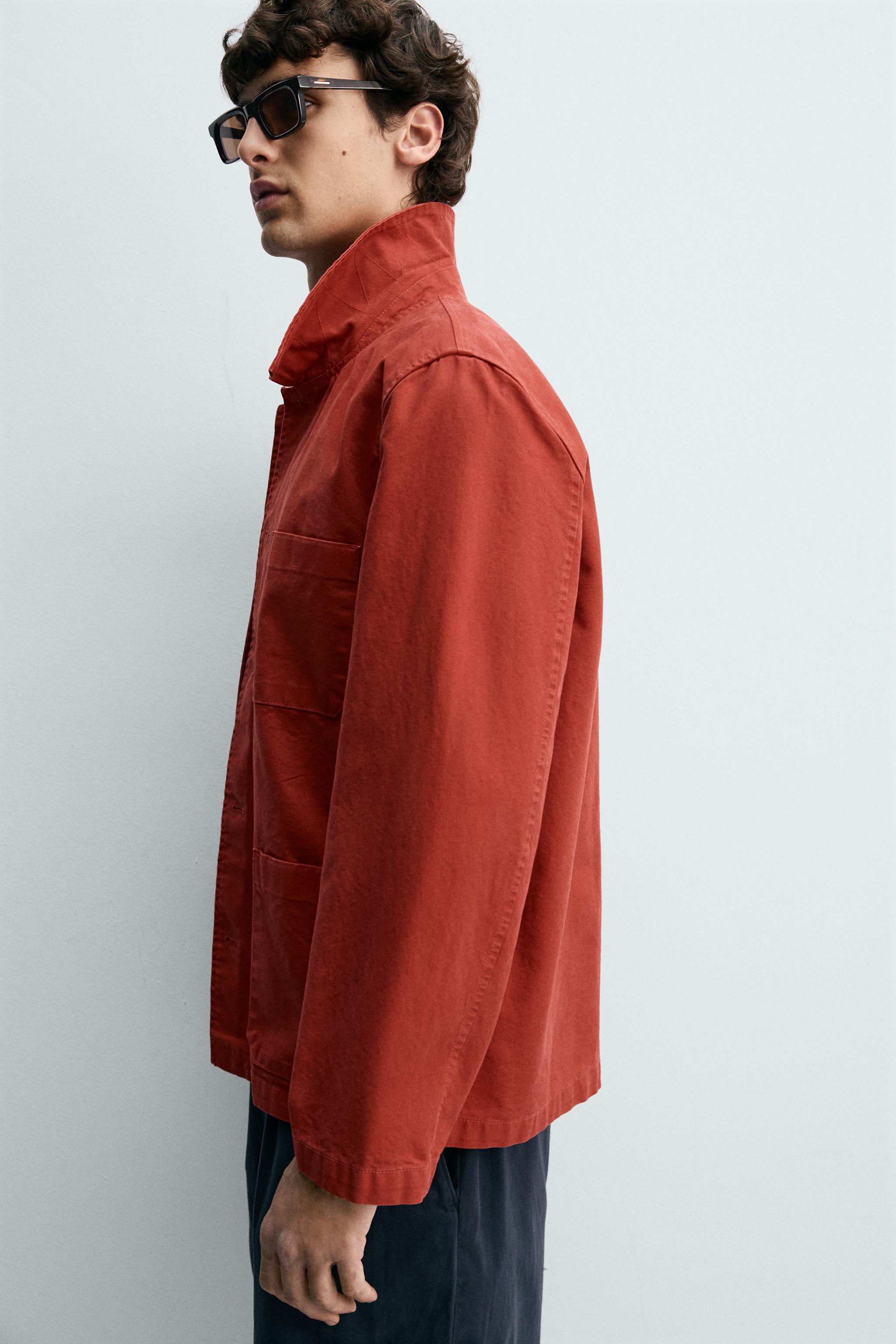 WASHED REGULAR FIT OVERSHIRT