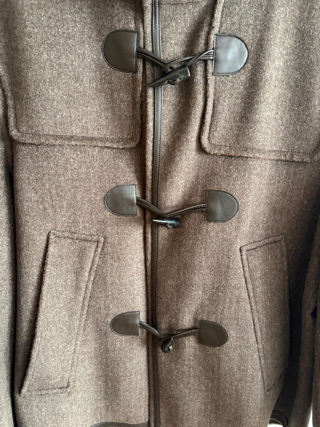 LIMITED EDITION CHECK WOOL CONTRAST THREE-QUARTER-LENGTH COAT - Image 6