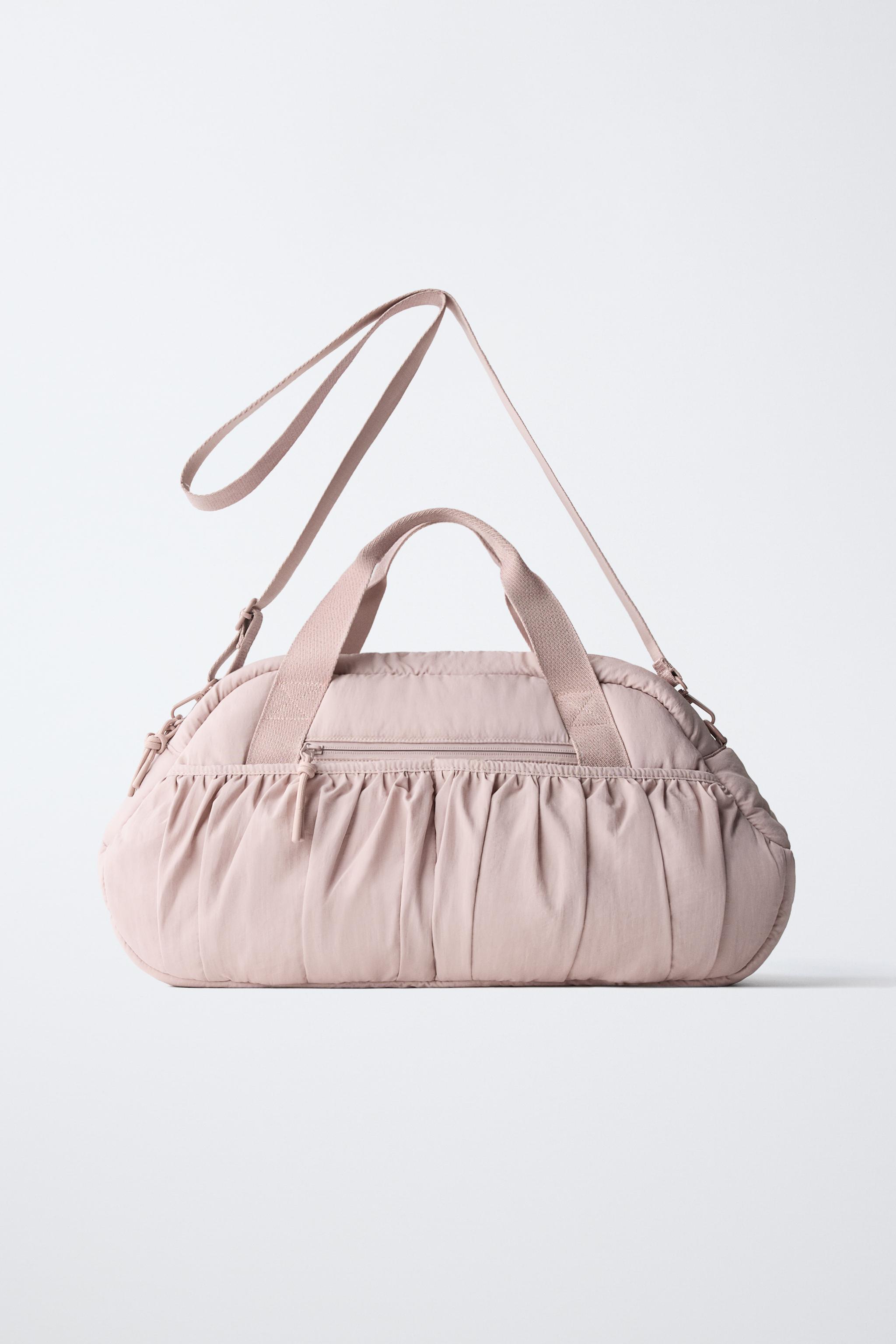 QUILTED BOWLING BAG — Pink