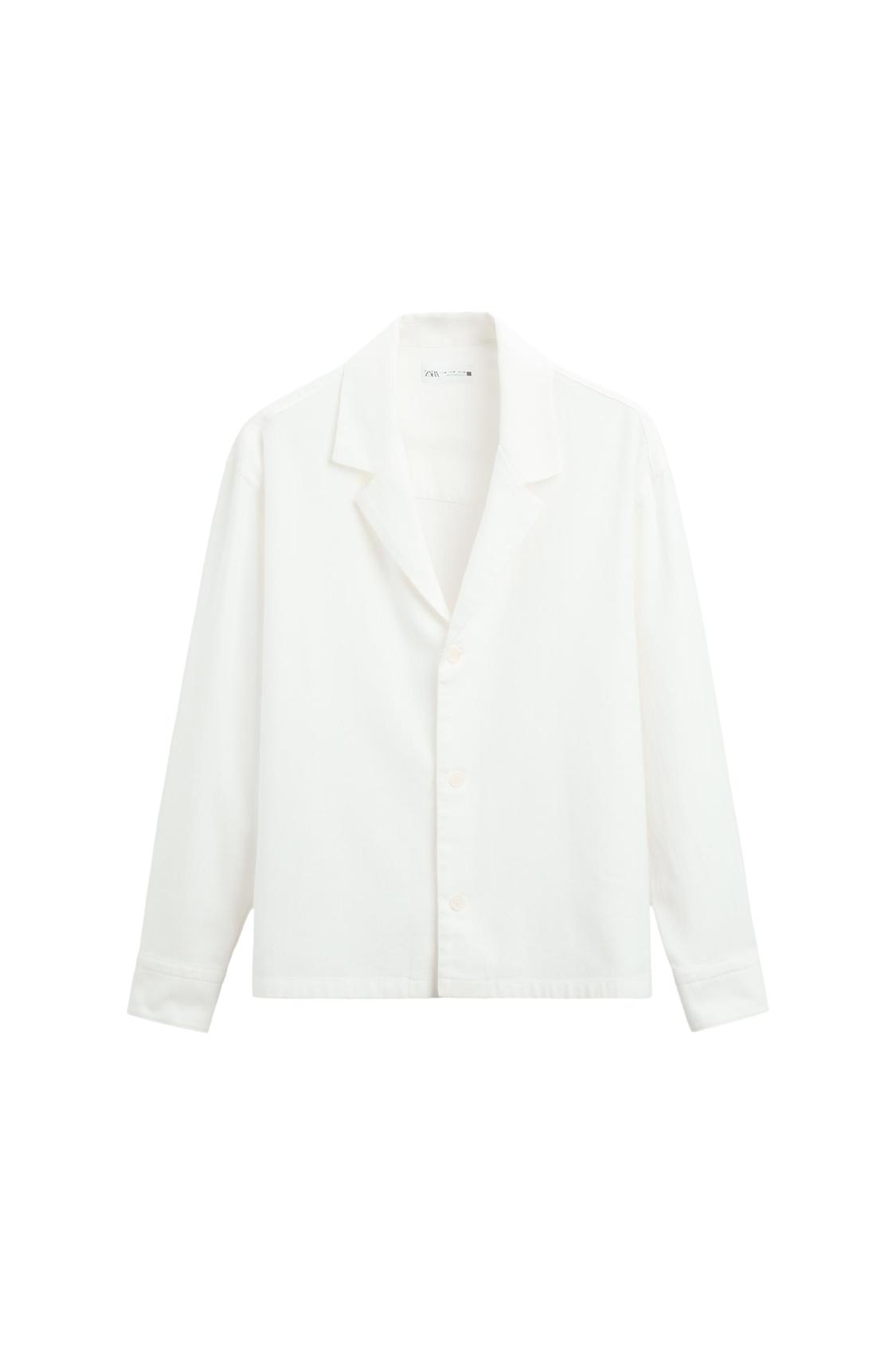 TEXTURED COTTON SHIRT - Image 4