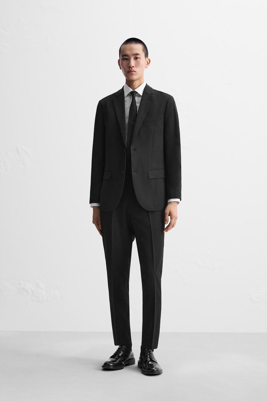 スリムフィット ブレザー スーツ - ブラック | ZARA Japan / 日本