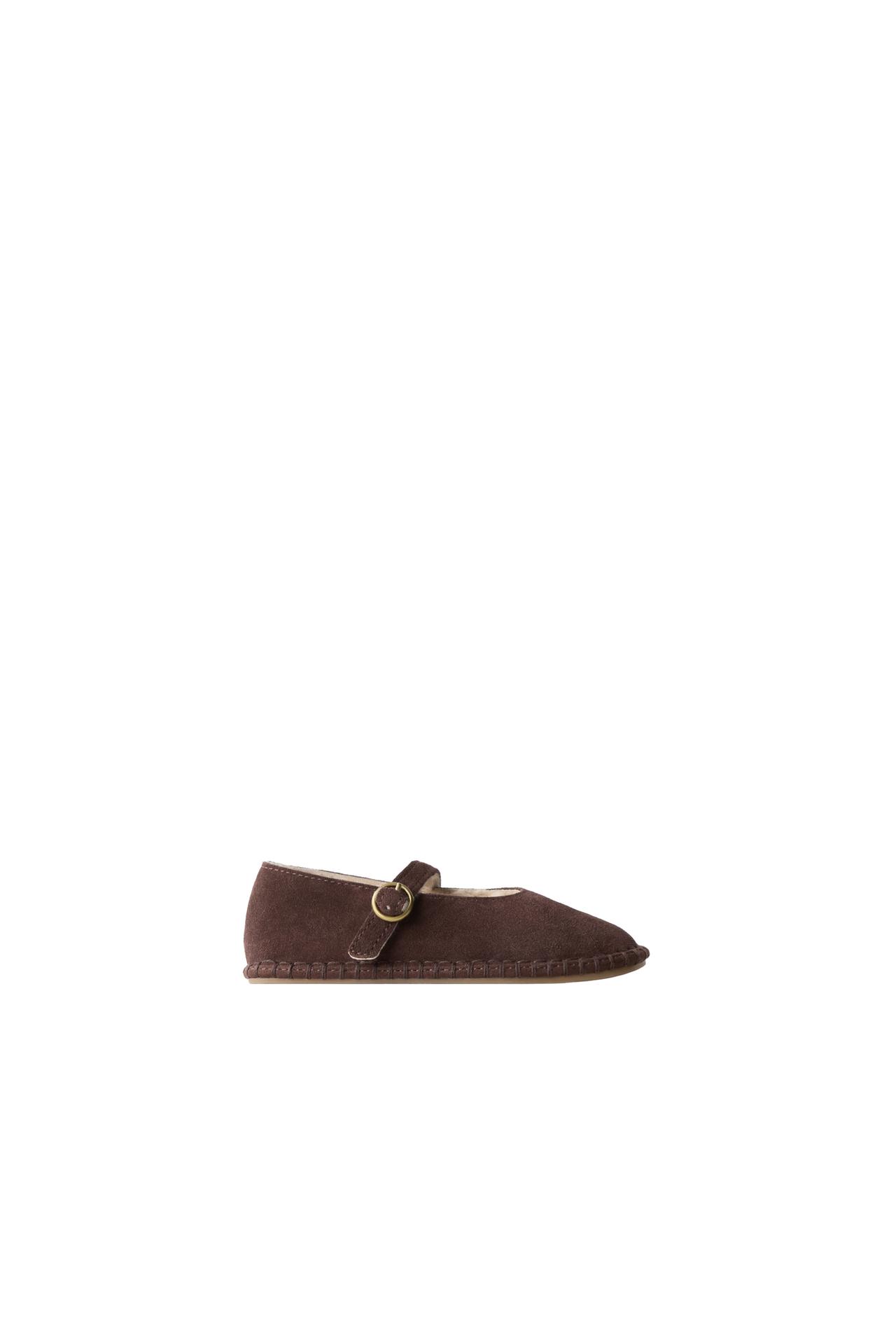 LEATHER LINED BALLERINA SHOES