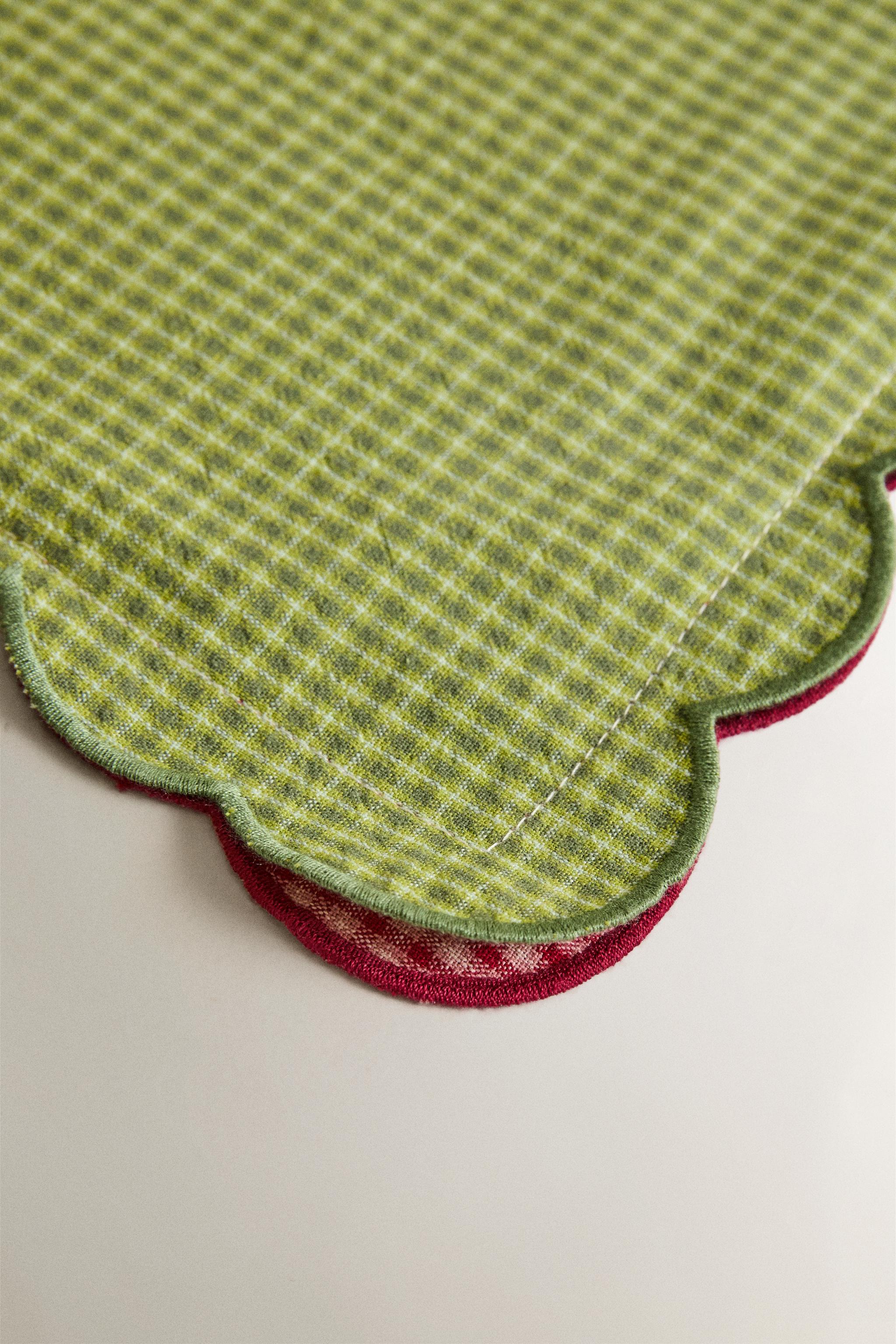 SET DE TABLE VICHY RÉVERSIBLE