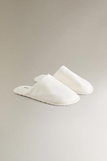 TECHNICAL FABRIC MULE SLIPPERS - White by Zara - Image 2