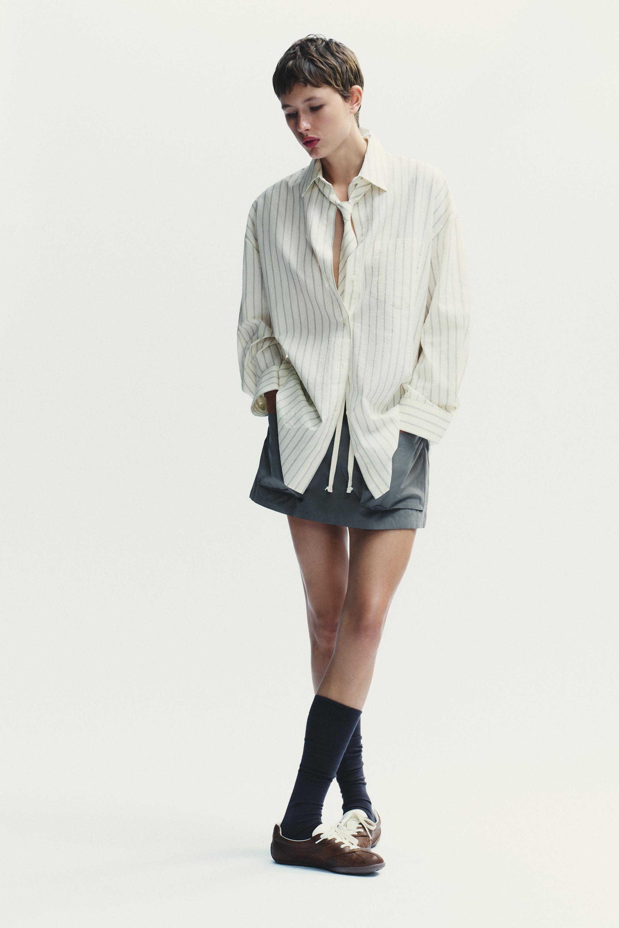 【専用】 ZARA シャツ 2枚 EASY CARE ストラクチャーシャツ - 空色 | ZARA Japan / 日本