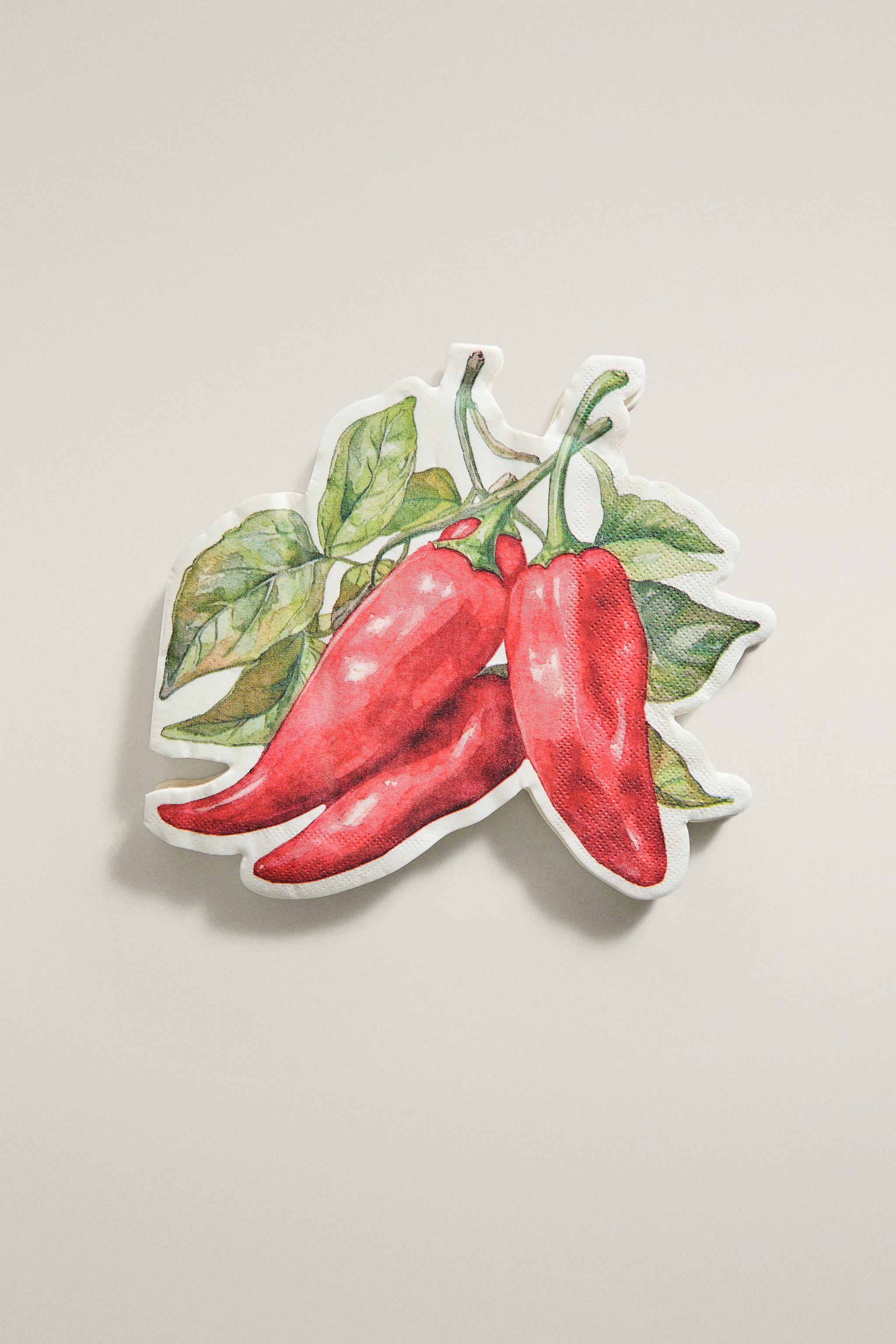 CHILI PAPER NAPKINS (PACK OF 20)