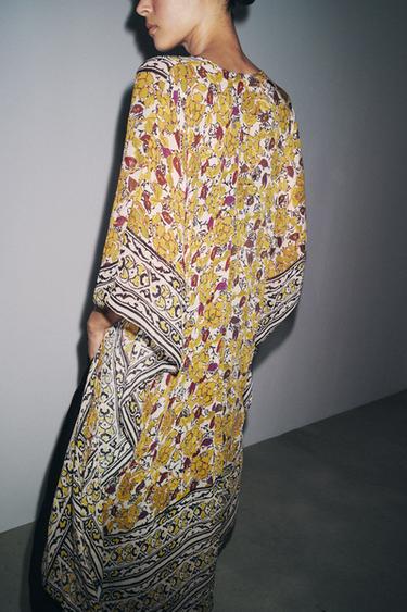 ZW COLLECTION PRINTED KAFTAN DRESS - Multicoloured by Zara - Image 2