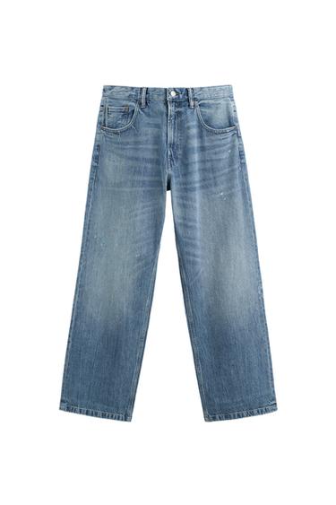 ДЖИНСИ LOOSE FIT - Синій Zara