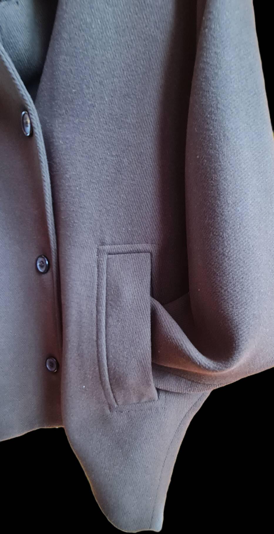 ZW COLLECTION SHORT WOOL BLEND COAT - Image 4