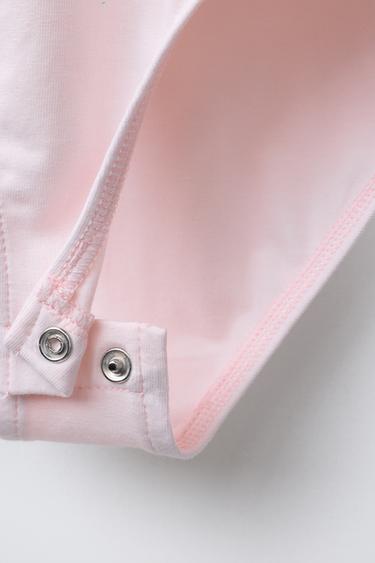 DOUBLE NUMBER BODYSUIT - Pink by Zara - Image 3